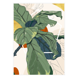 Plakat Kolekcja #inspiredspace - rośliny - kroton