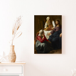 Obraz na płótnie Jan Vermeer "Chrystus w domu Marii i Marty" - reprodukcja