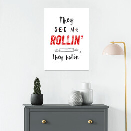 Plakat Rollin' - gotowanie