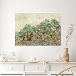 Plakat samoprzylepny Vincent van Gogh Sad oliwny. Reprodukcja