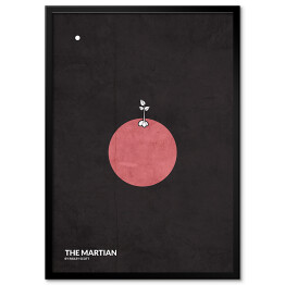 Plakat w ramie "The Martian" - minimalistyczna kolekcja filmowa