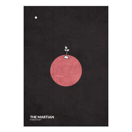 Plakat samoprzylepny "The Martian" - minimalistyczna kolekcja filmowa