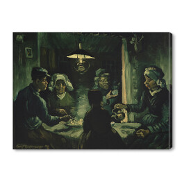 Obraz na płótnie Vincent van Gogh Jedzący kartofle Reprodukcja obrazu