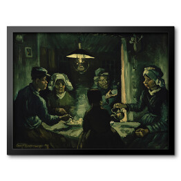 Obraz w ramie Vincent van Gogh Jedzący kartofle Reprodukcja obrazu