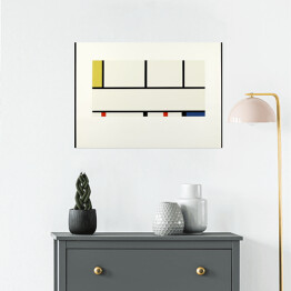 Plakat samoprzylepny Piet Mondriaan "Altelier Darcay"