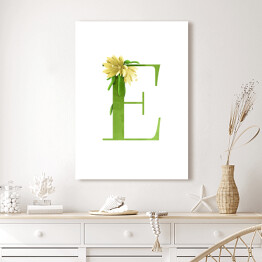 Obraz na płótnie Roślinny alfabet - litera E jak Epifyllum