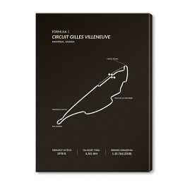 Obraz na płótnie Circuit Gilles Villeneuve - Tory wyścigowe Formuły 1