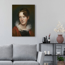 Obraz na płótnie Rembrandt Portret Rosalby Peale. Reprodukcja