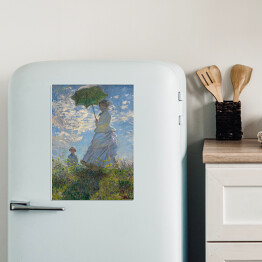 Magnes dekoracyjny Claude Monet "Kobieta z parasolem" - reprodukcja