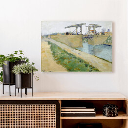 Obraz na płótnie Vincent van Gogh "The Langlois Bridge" Reprodukcja