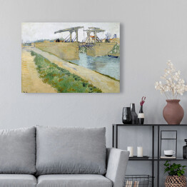 Obraz na płótnie Vincent van Gogh "The Langlois Bridge" Reprodukcja
