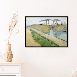 Plakat w ramie Vincent van Gogh "The Langlois Bridge" Reprodukcja