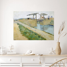Plakat Vincent van Gogh "The Langlois Bridge" Reprodukcja