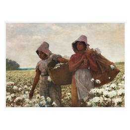 Plakat Winslow Homer Zbieracze bawełny Reprodukcja