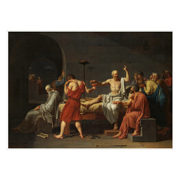 Plakat Jacques Louis David Śmierć Sokratesa Reprodukcja obrazu