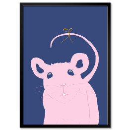 Obraz klasyczny Ilustracja - zwierzątka - myszka