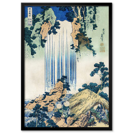 Obraz klasyczny Hokusai Katsushika. Wodospad Yoro w prowincji Mino. Reprodukcja