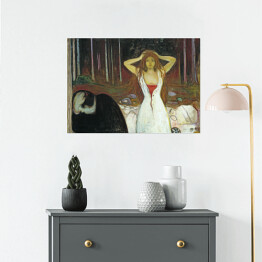 Plakat samoprzylepny Edvard Munch Ashes Reprodukcja obrazu