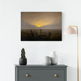 Obraz na płótnie Caspar David Friedrich "Moonrise Over the Sea"