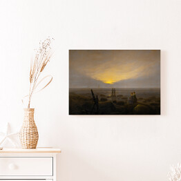 Obraz na płótnie Caspar David Friedrich "Moonrise Over the Sea"