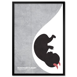 Plakat w ramie "Rosemary's baby" - minimalistyczna kolekcja filmowa