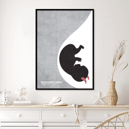Plakat w ramie "Rosemary's baby" - minimalistyczna kolekcja filmowa