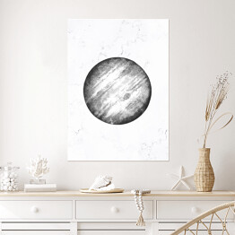 Plakat samoprzylepny Szare planety - Jowisz