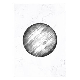 Plakat Szare planety - Jowisz
