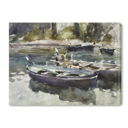 Obraz na płótnie John Singer Sargent Small Boats Reprodukcja obrazu