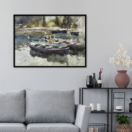 Plakat w ramie John Singer Sargent Small Boats Reprodukcja obrazu