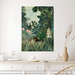 Plakat Henri Rousseau "Dżungla równikowa" - reprodukcja
