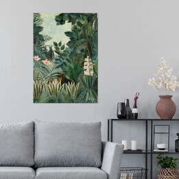 Plakat Henri Rousseau "Dżungla równikowa" - reprodukcja