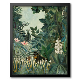 Obraz w ramie Henri Rousseau "Dżungla równikowa" - reprodukcja