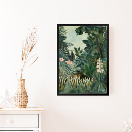 Obraz w ramie Henri Rousseau "Dżungla równikowa" - reprodukcja