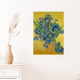 Plakat samoprzylepny Vincent van Gogh "Irysy" - reprodukcja