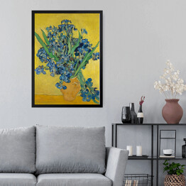 Obraz w ramie Vincent van Gogh "Irysy" - reprodukcja