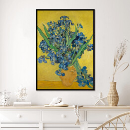 Plakat w ramie Vincent van Gogh "Irysy" - reprodukcja