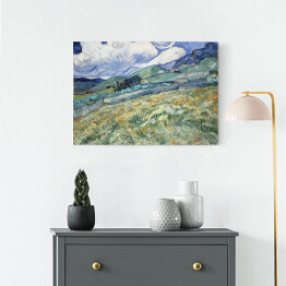 Obraz na płótnie Vincent van Gogh "Góry w Saint Remy" - reprodukcja