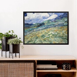 Obraz w ramie Vincent van Gogh "Góry w Saint Remy" - reprodukcja