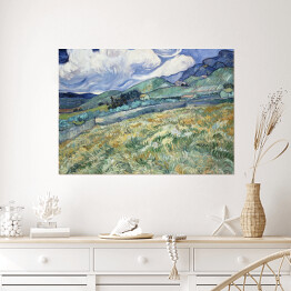 Plakat Vincent van Gogh "Góry w Saint Remy" - reprodukcja