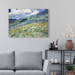 Obraz na płótnie Vincent van Gogh "Góry w Saint Remy" - reprodukcja