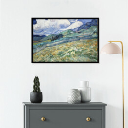Plakat w ramie Vincent van Gogh "Góry w Saint Remy" - reprodukcja