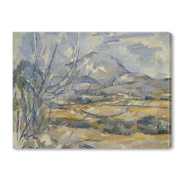 Obraz na płótnie Paul Cezanne "Góra Świętej Wiktorii" - reprodukcja