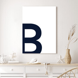 Obraz na płótnie Litera B - alfabet