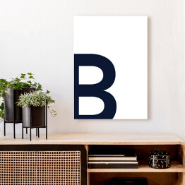 Obraz na płótnie Litera B - alfabet