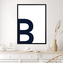 Obraz w ramie Litera B - alfabet