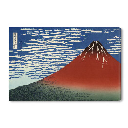 Obraz na płótnie Delikatny wiatr, bezchmurny poranek. Hokusai Katsushika. Reprodukcja