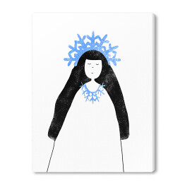 Obraz na płótnie Bajkowe grafiki - Królowa Śniegu