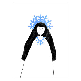 Plakat samoprzylepny Bajkowe grafiki - Królowa Śniegu