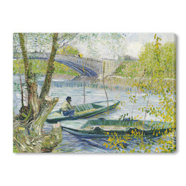 Obraz na płótnie Vincent van Gogh Wędkowanie wiosną. Reprodukcja